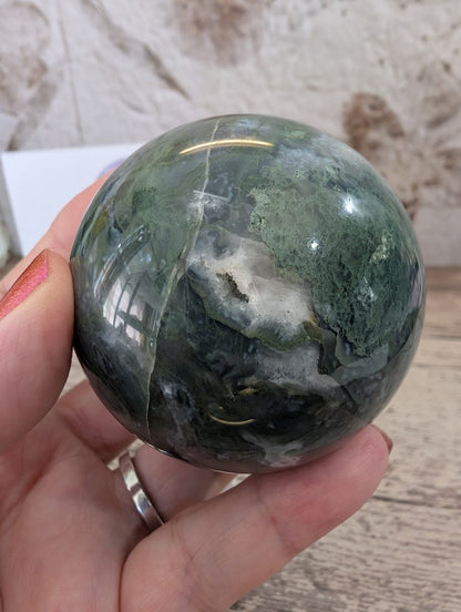 Moss Agate Sphere