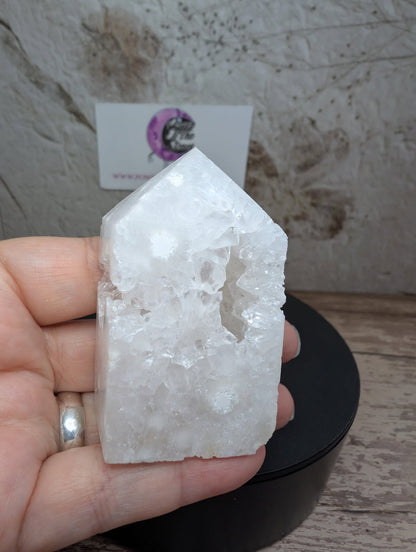 Quartz Druzy small obelisk