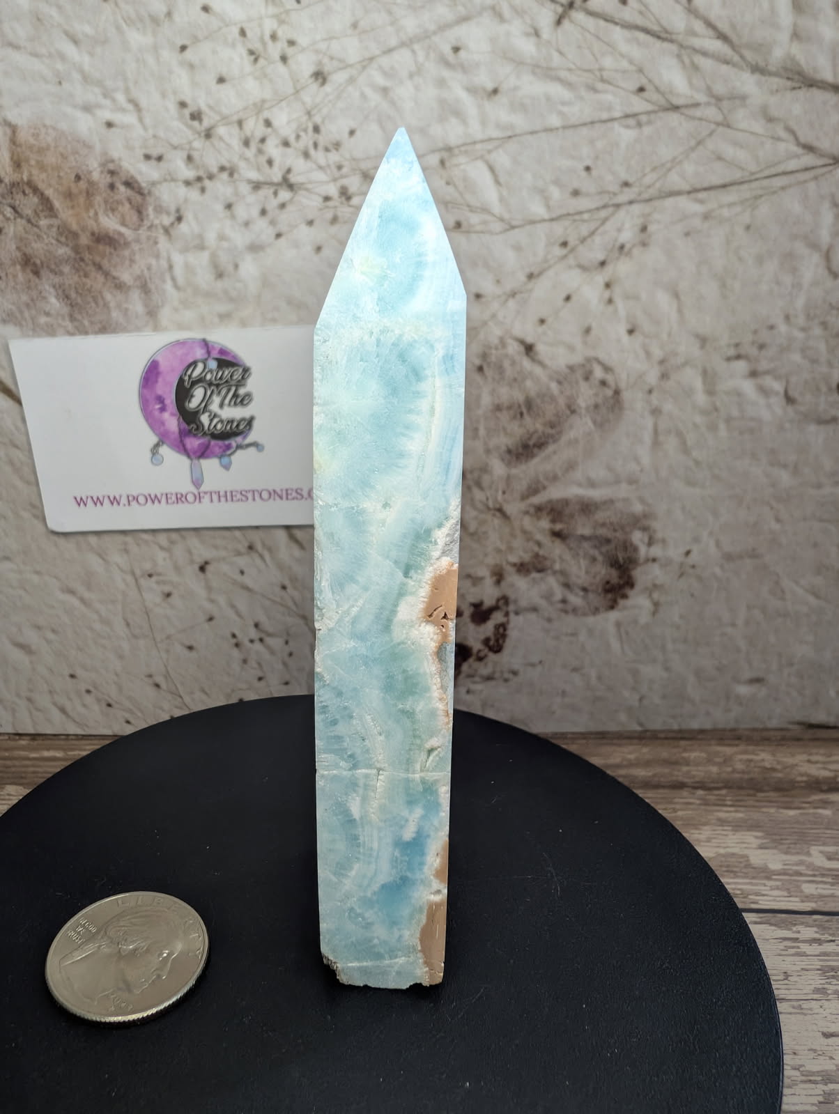 Hemimorphite obelisk