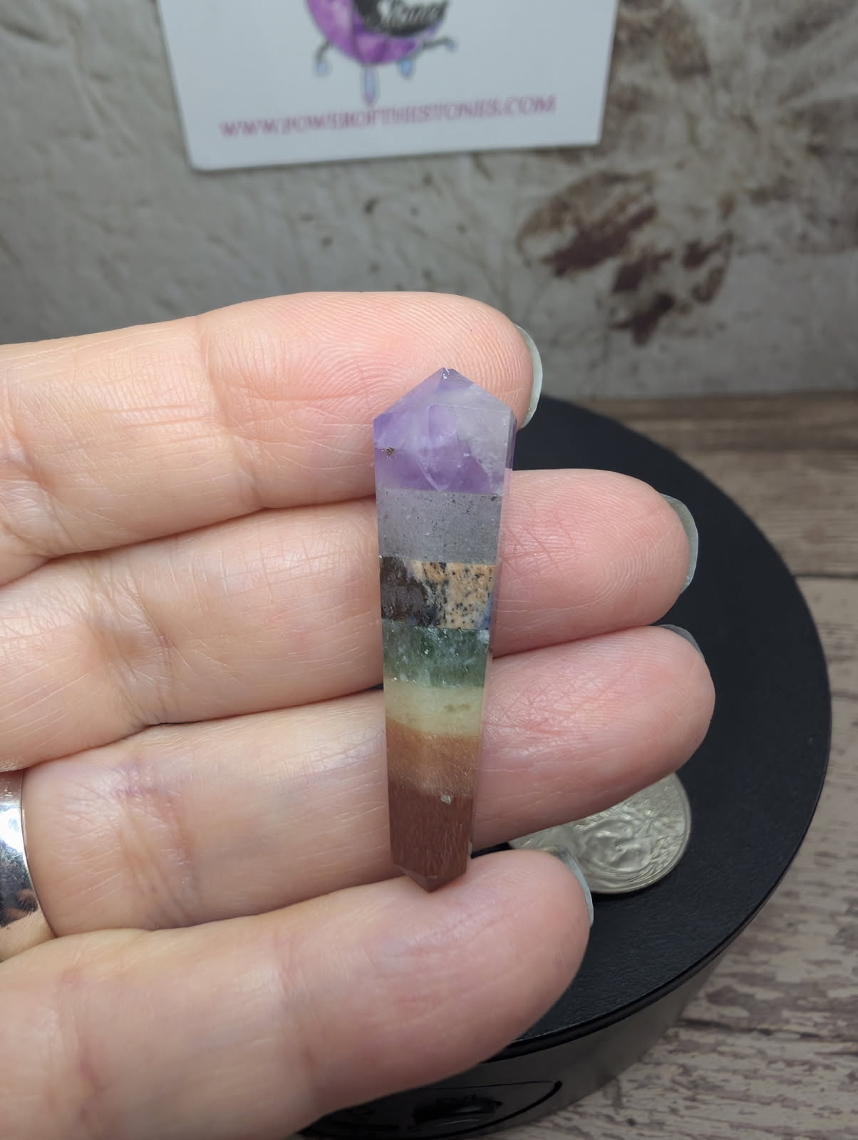 Chakra mini DT points / Worry stone bundle