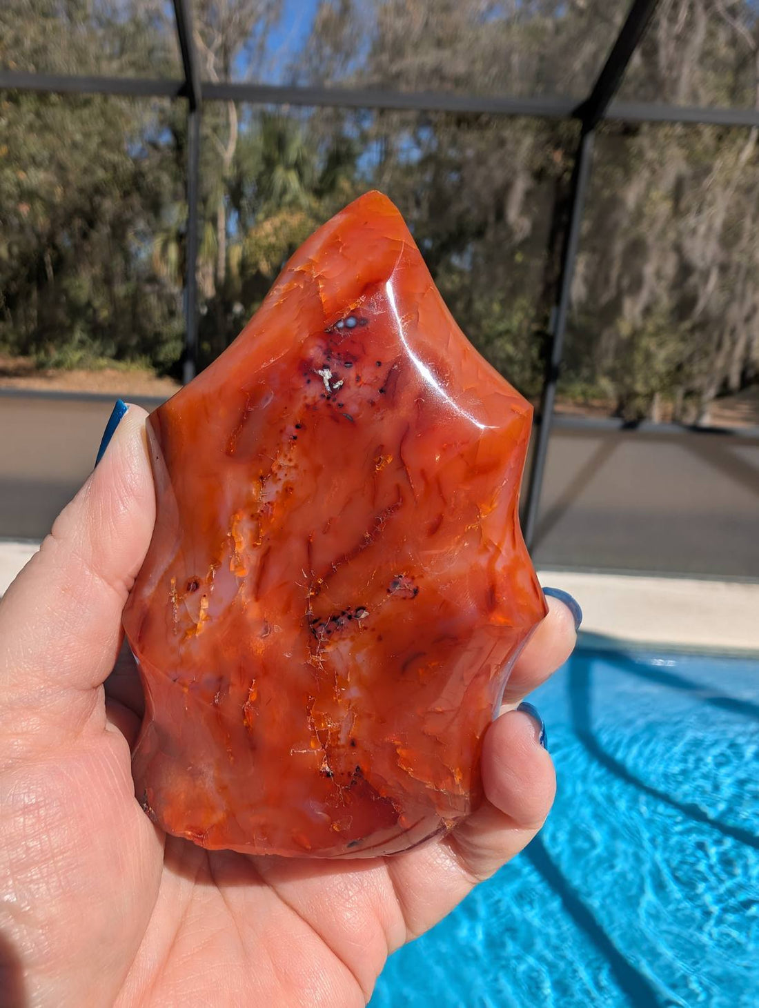 Carnelian Flame Free form
