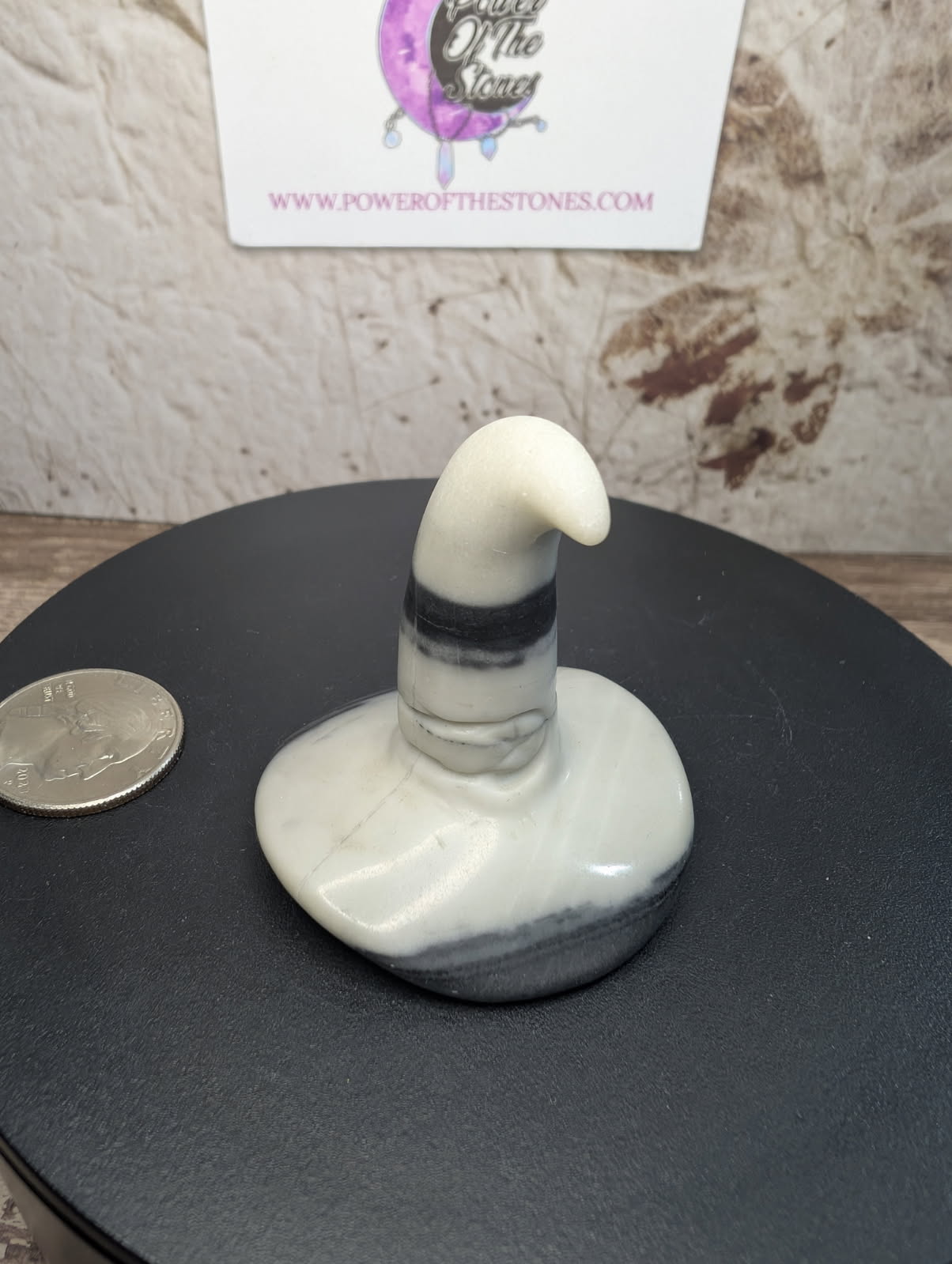 Zebra Jasper witch/wizard hat