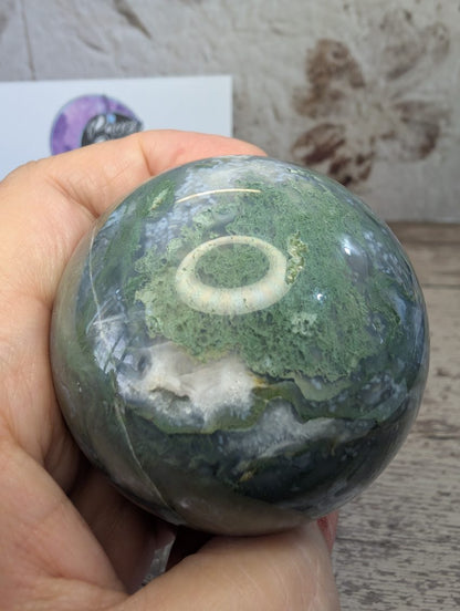 Moss Agate Sphere