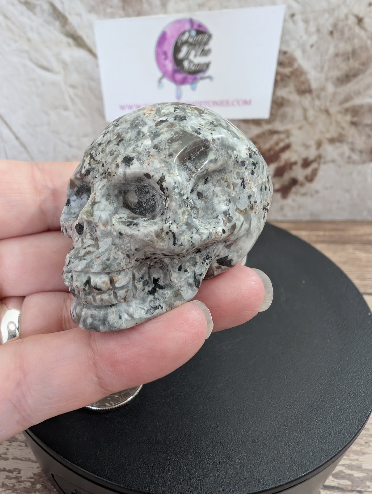 Emberlite carved skull
