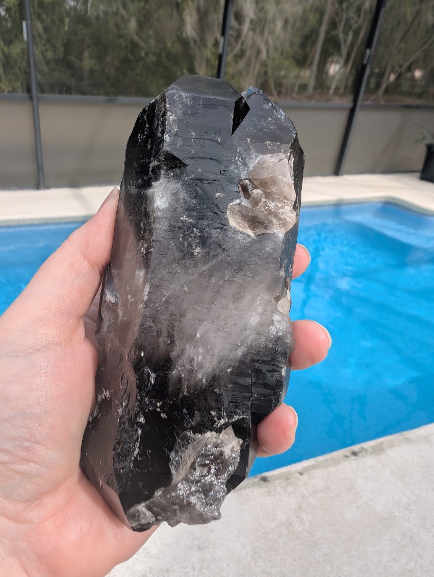Heat Treated Smoky Quartz multi point raw specimen