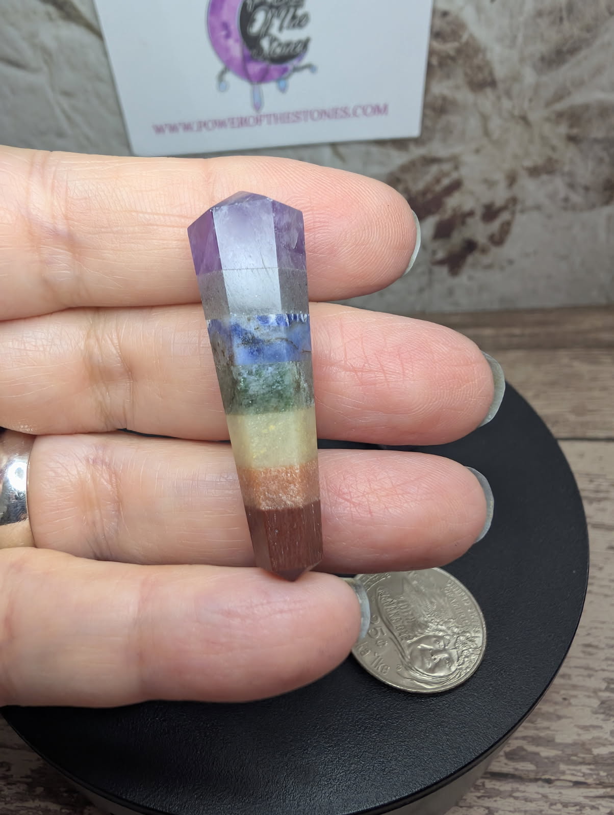 Chakra mini DT points / Worry stone bundle