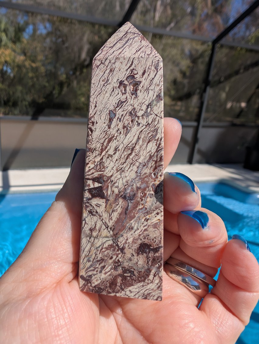 Fluorite in Matrix Obelisk