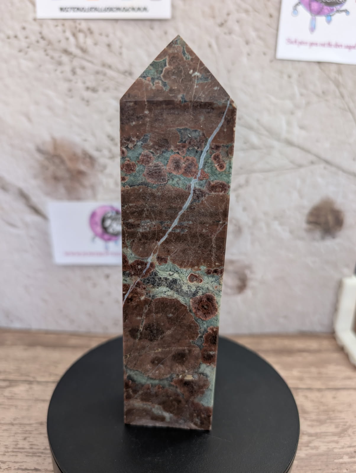 Green Plum Blossom Obelisk