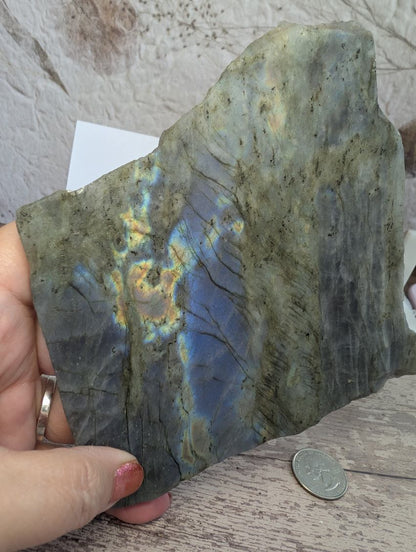 Labradorite thin slab