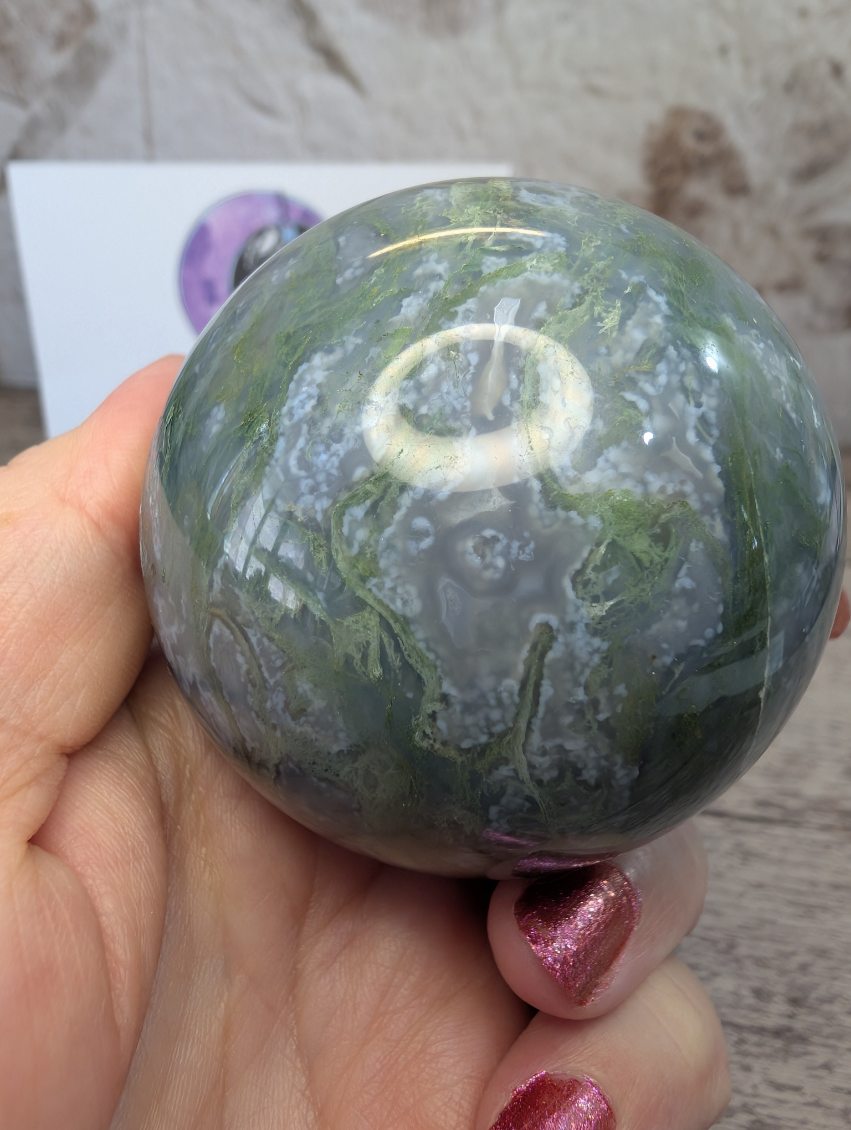 Moss Agate Sphere
