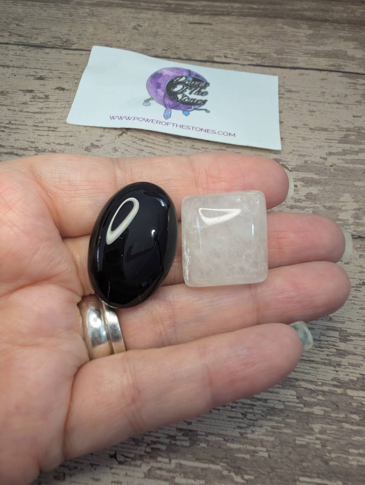 Cabochon mixed lot crystals