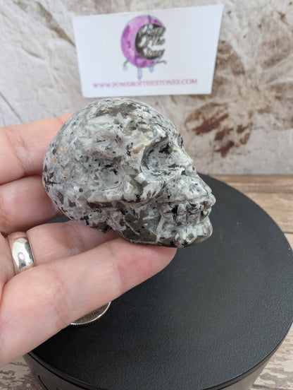 Emberlite carved skull