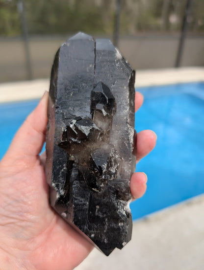 Heat Treated Smoky Quartz multi point raw specimen