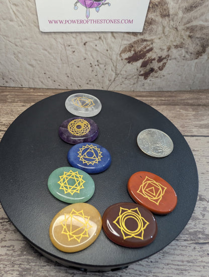 Chakra mini stone set