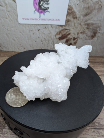 White Aragonite cluster