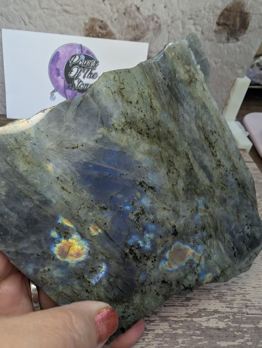 Labradorite thin slab