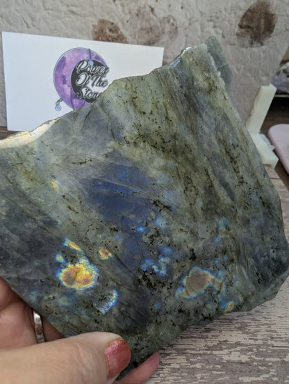 Labradorite thin slab