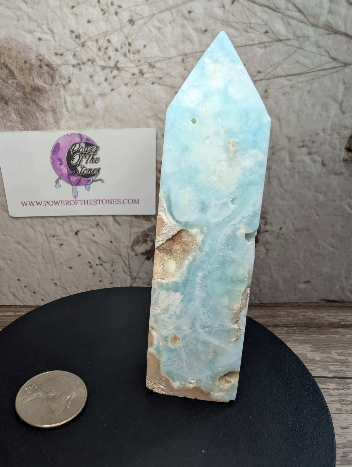 Hemimorphite obelisk