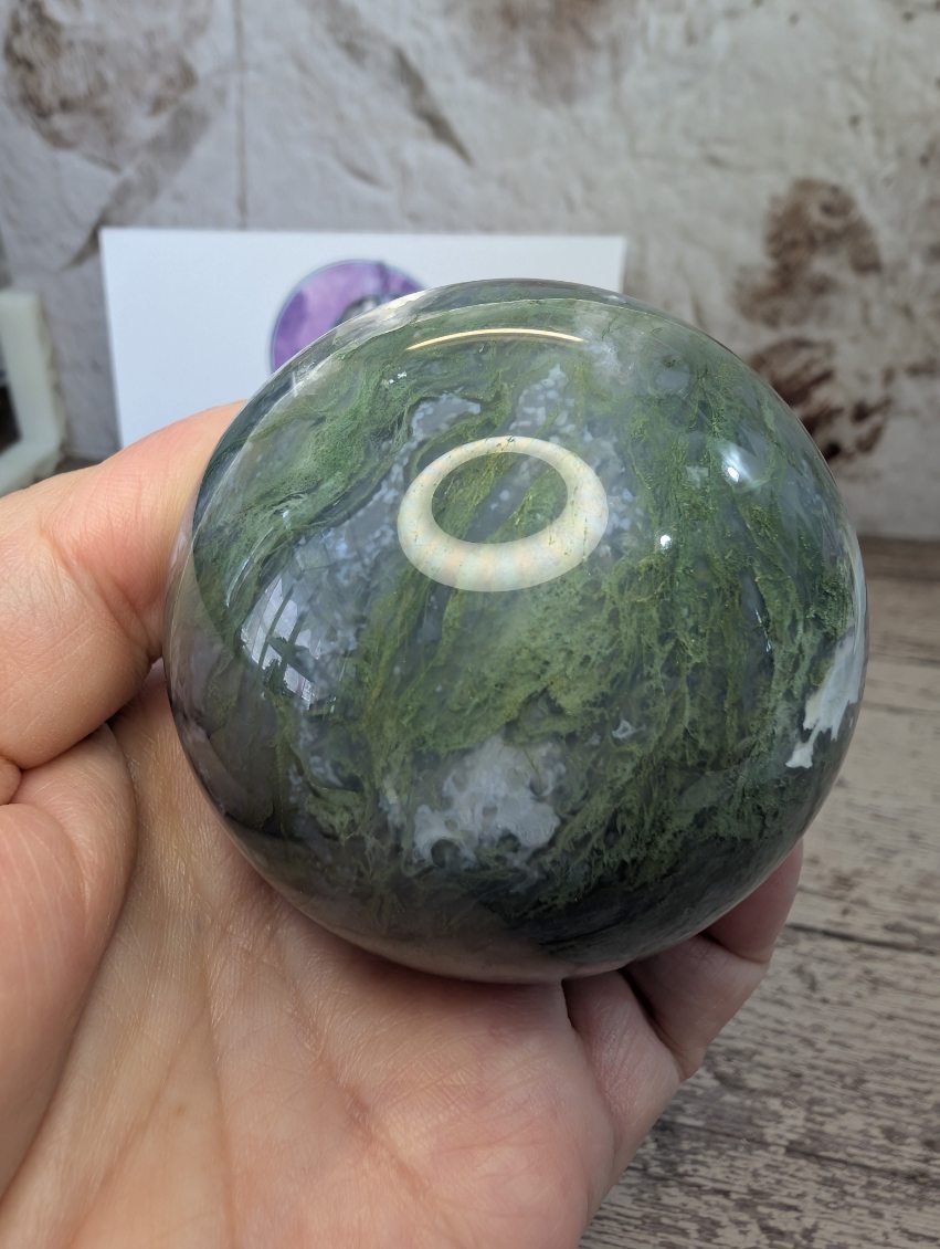 Moss Agate Sphere