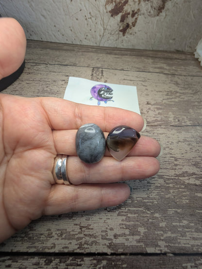Cabochons crystal mixed lot