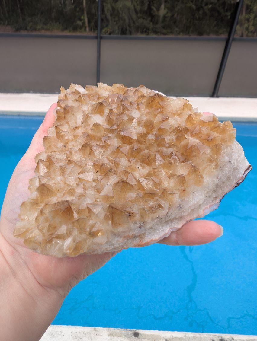 HT Citrine large Cluster