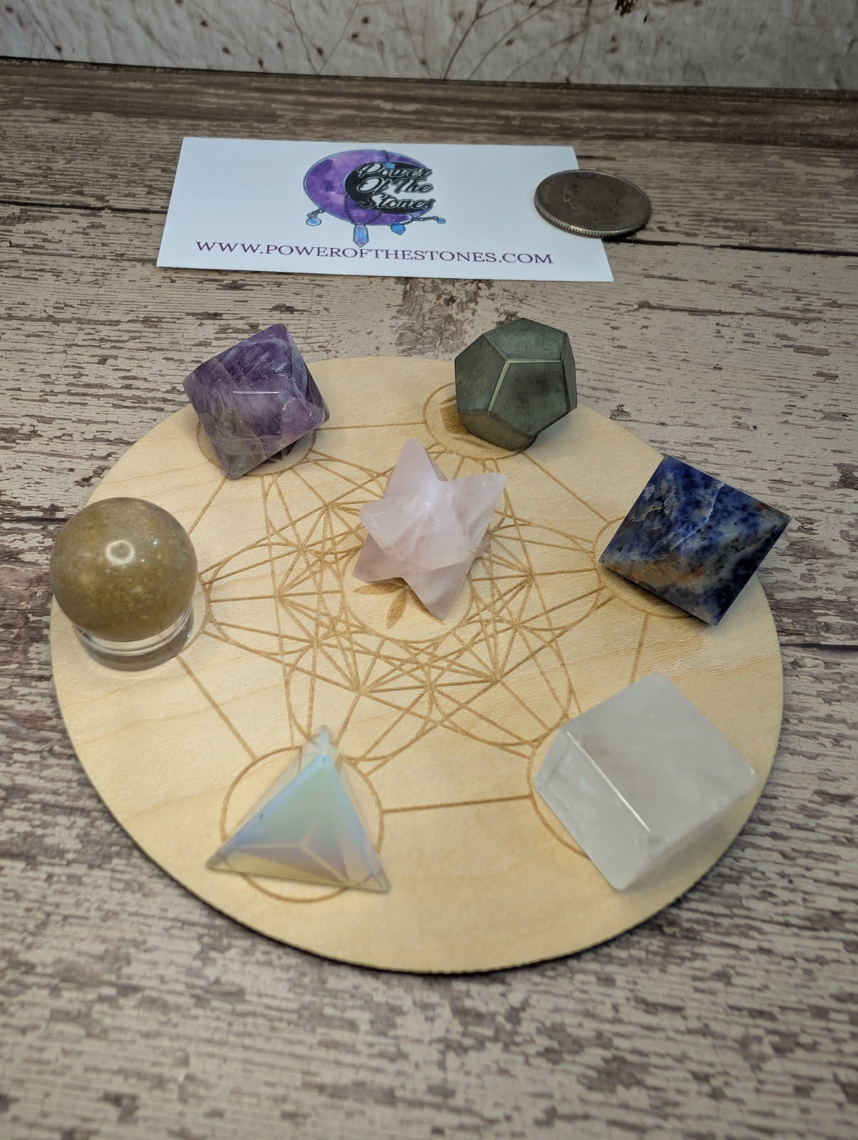 Crystal grid set