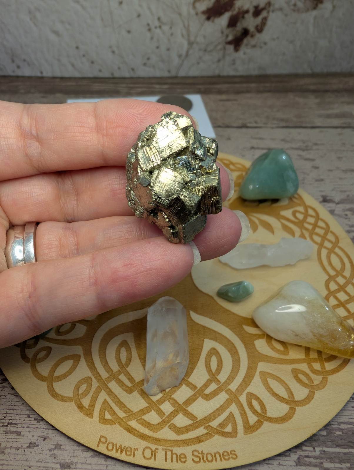 Crystal grid board set