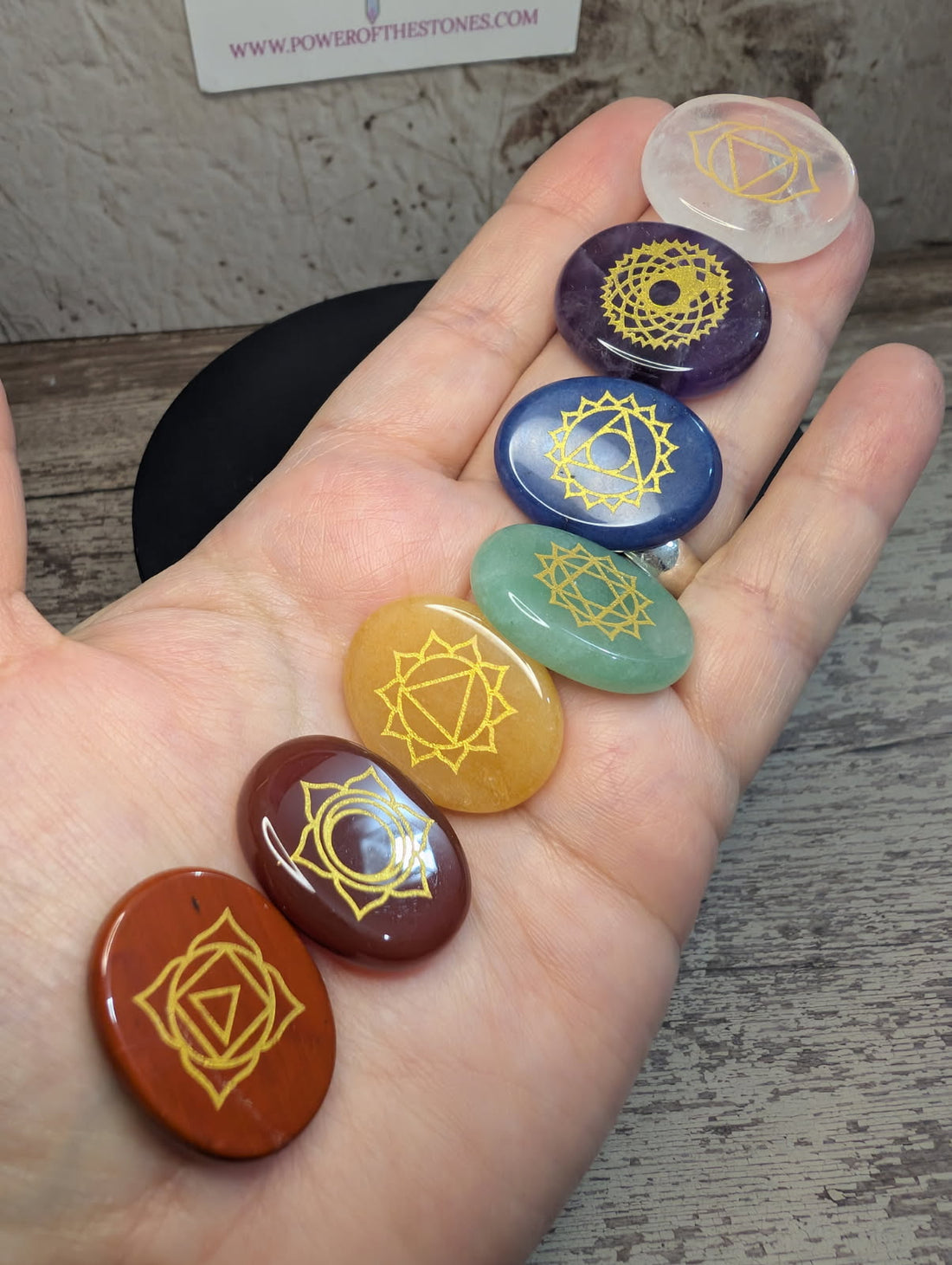 Chakra mini stone set