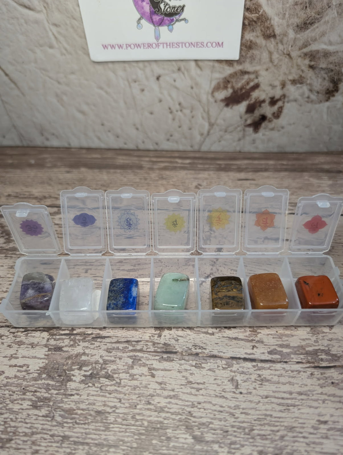 Chakra mini cube set