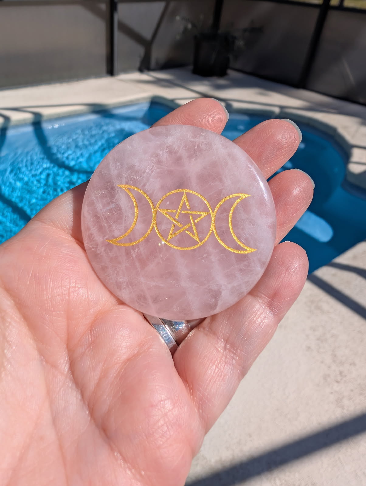 Rose Quartz crystal bundle