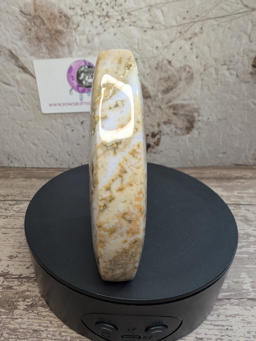 Ocean Jasper free form tear shape