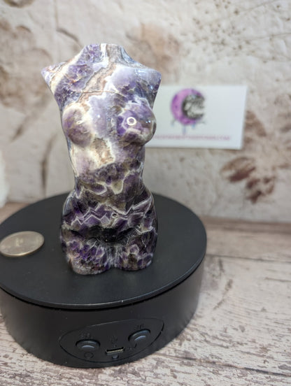 Dream Amethyst body carving