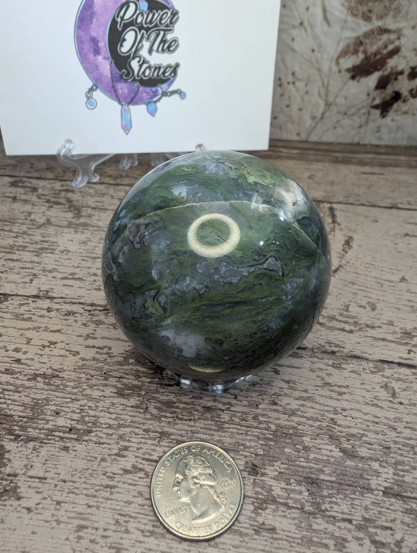 Moss Agate Sphere