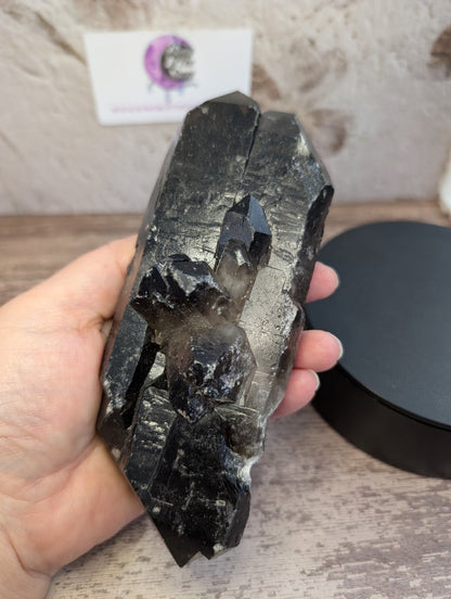 Heat Treated Smoky Quartz multi point raw specimen