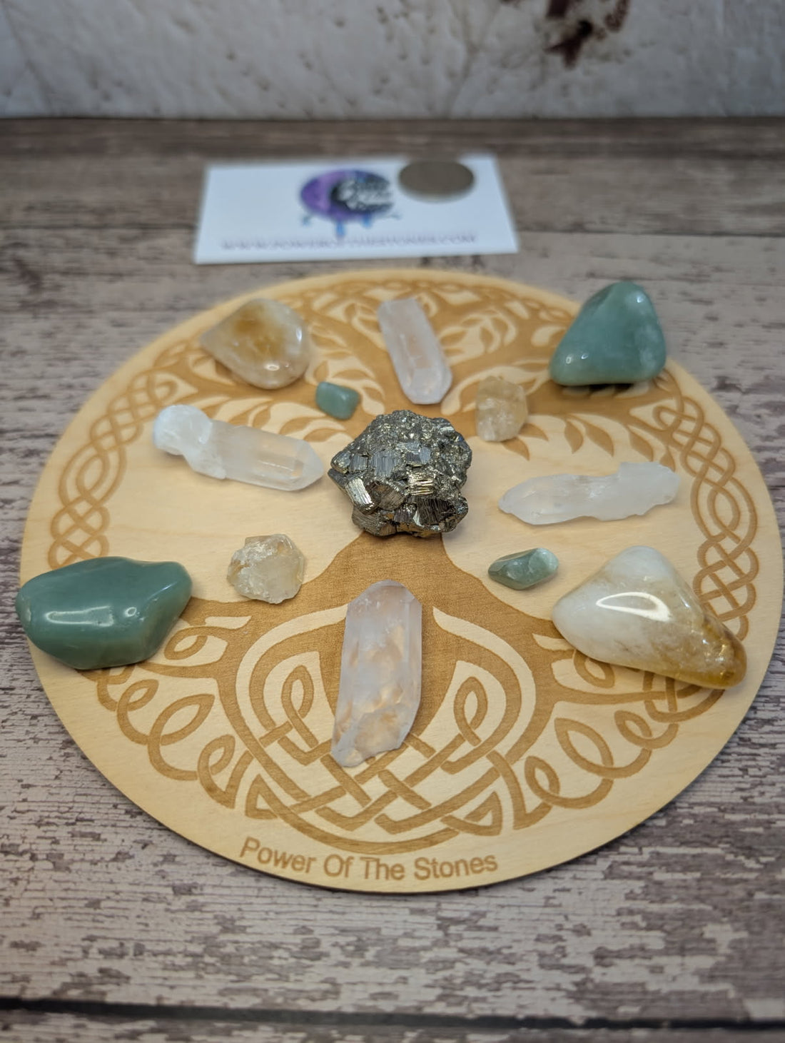 Crystal grid board set