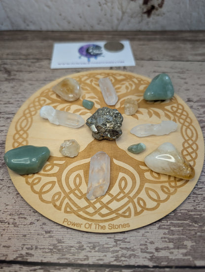Crystal grid board set