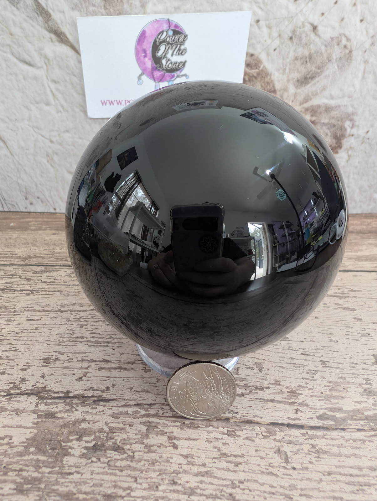 Black Obsidian sphere