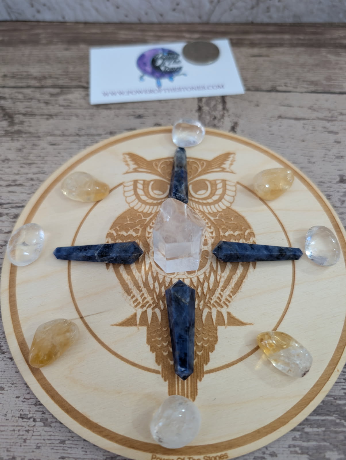 Crystal grid board set