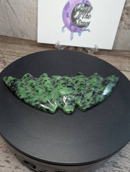 Zoisite carved Bat