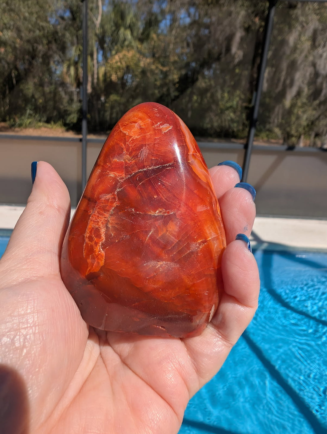 Carnelian Flame Free form
