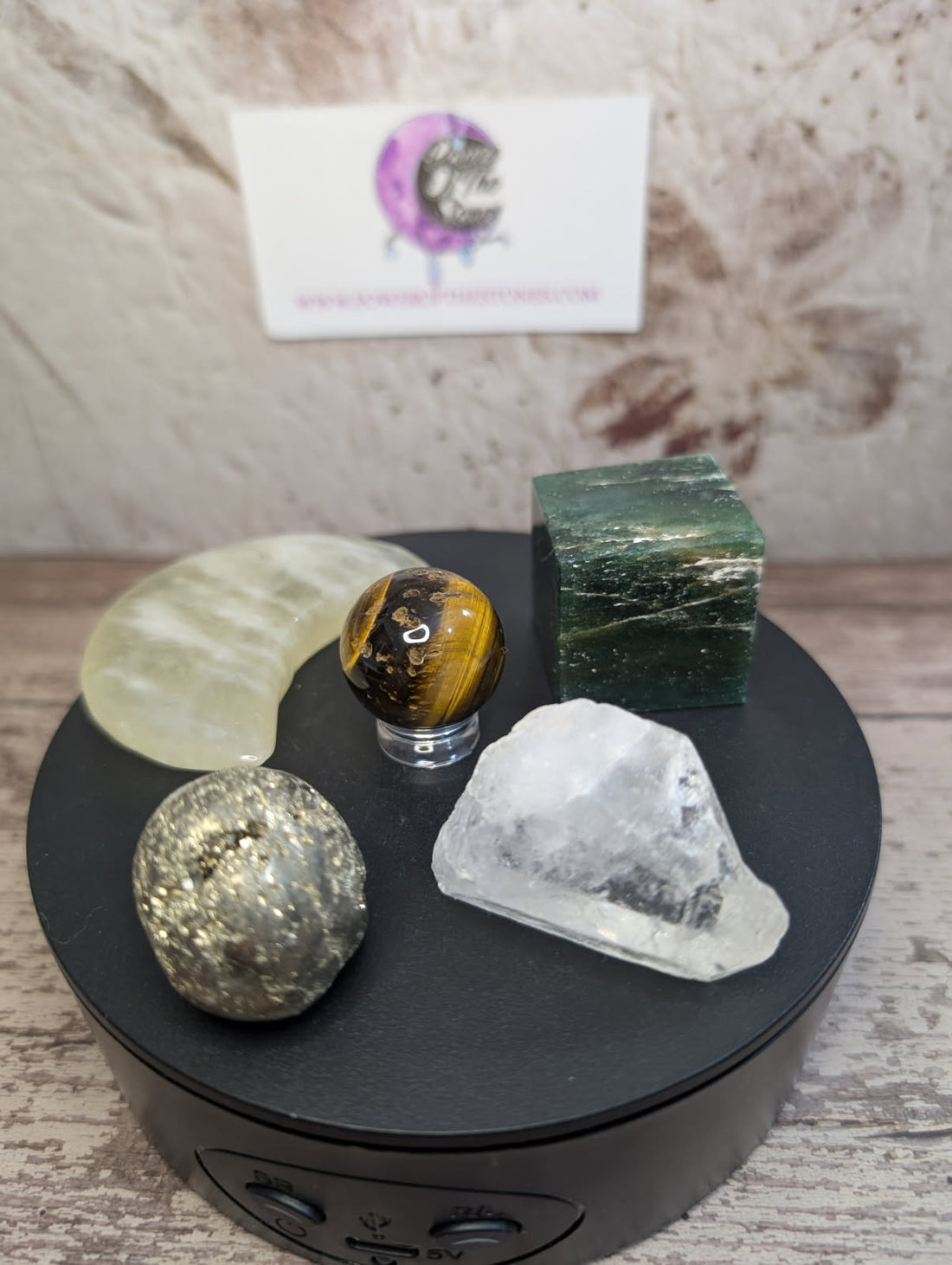 Good luck, wealth, prosperity crystal bundle.