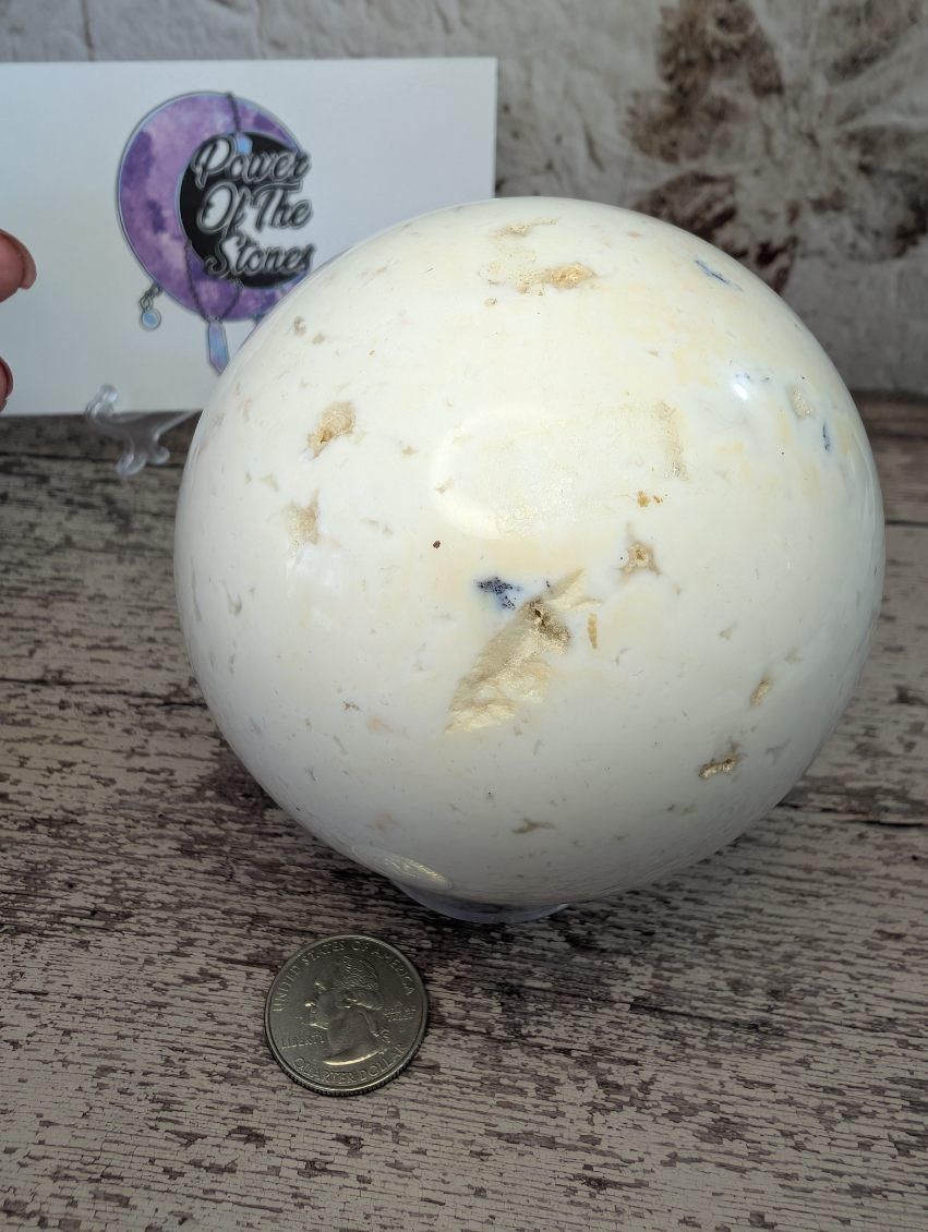 Large Snow Quartz with a little bit of Dendrites.