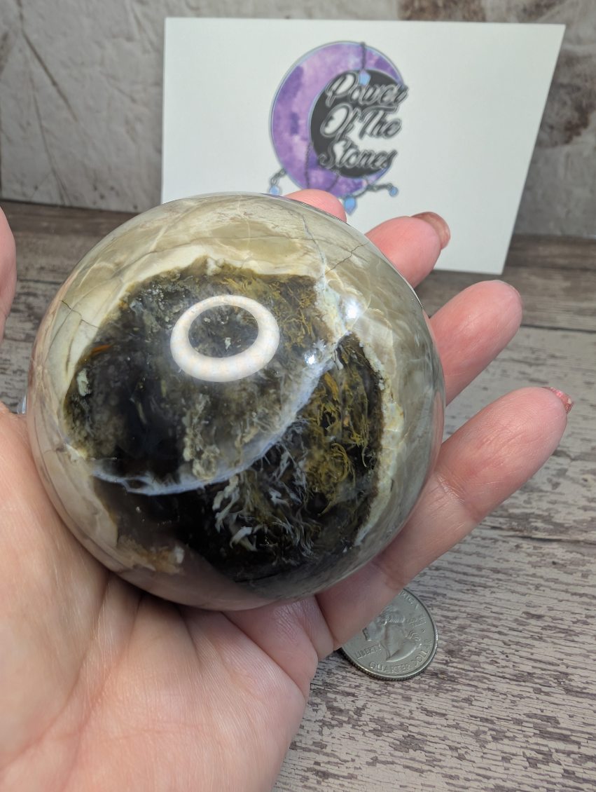 Volcano Agate sphere
