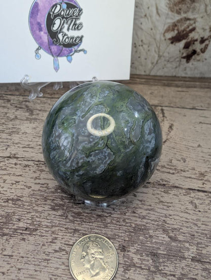 Moss Agate Sphere