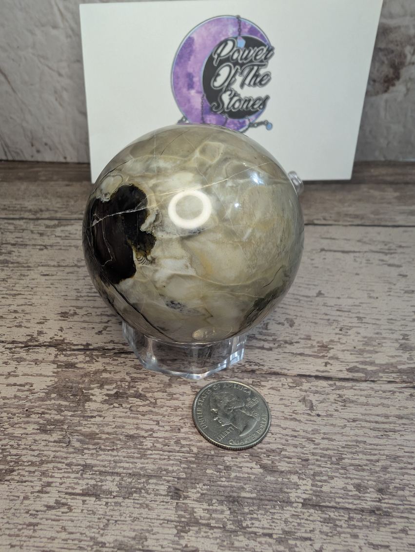 Volcano Agate sphere