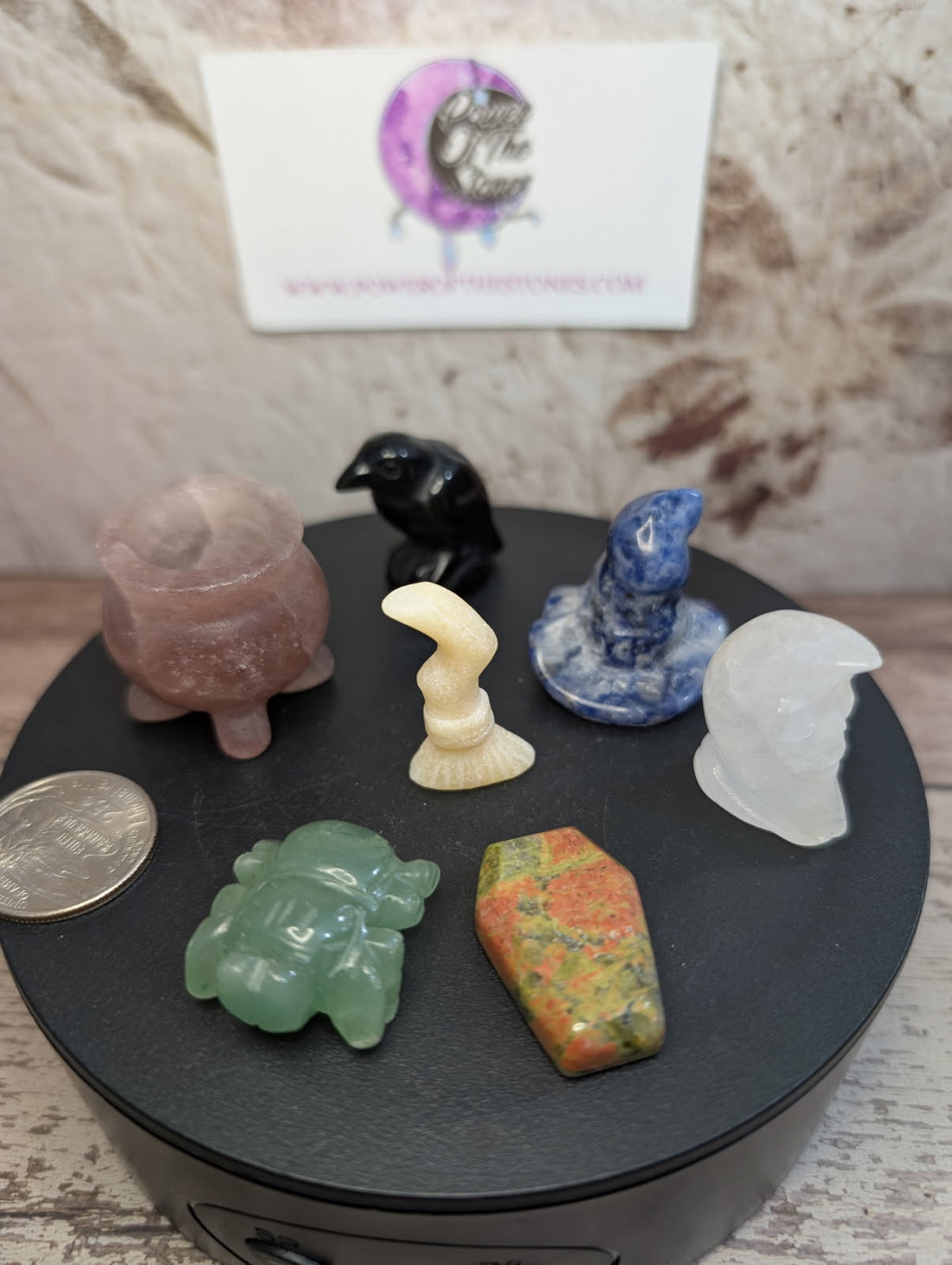 Witchy mini crystal carving bundle