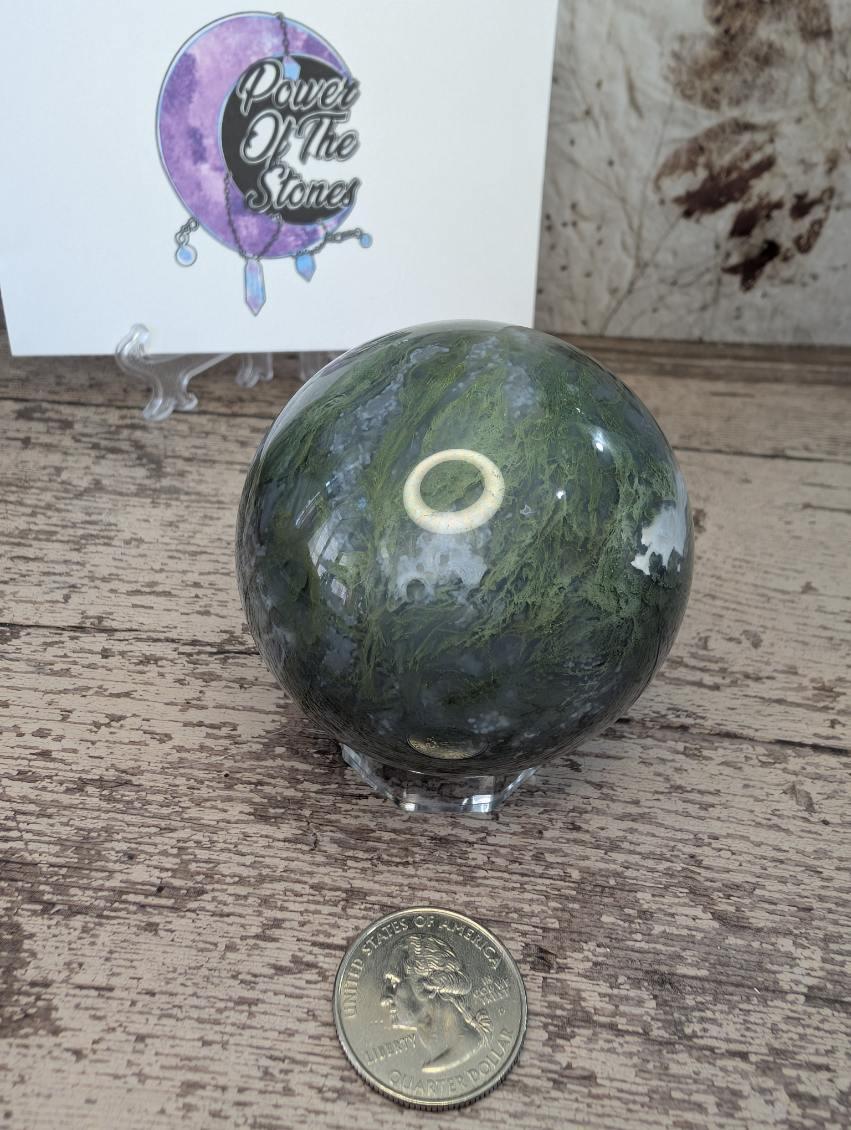Moss Agate Sphere