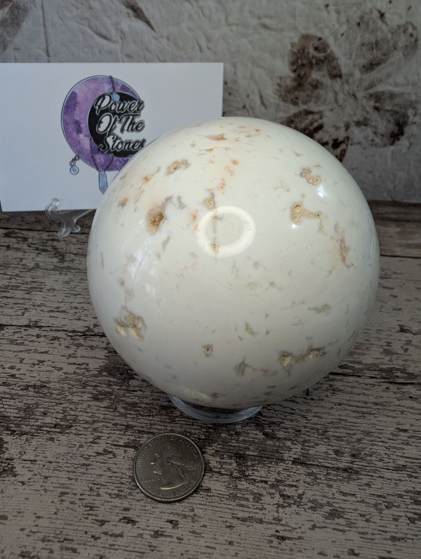 Large Snow Quartz with a little bit of Dendrites.