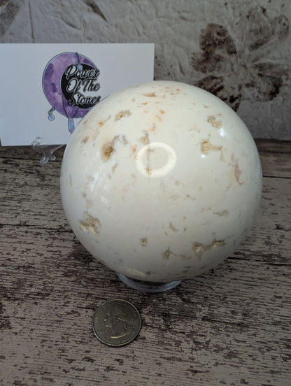 Large Snow Quartz with a little bit of Dendrites.