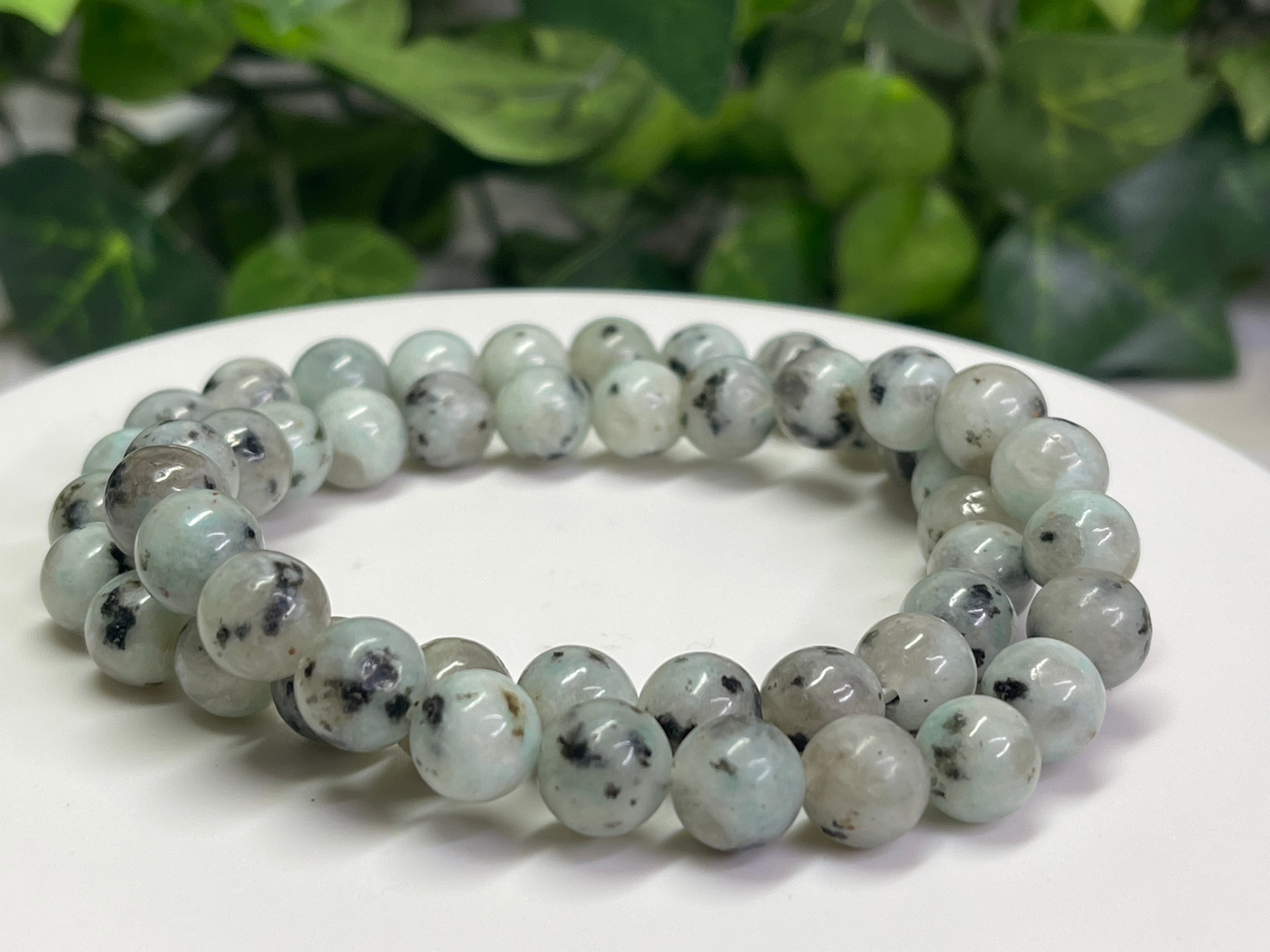 8mm Kiwi Jasper Stretch Bracelet